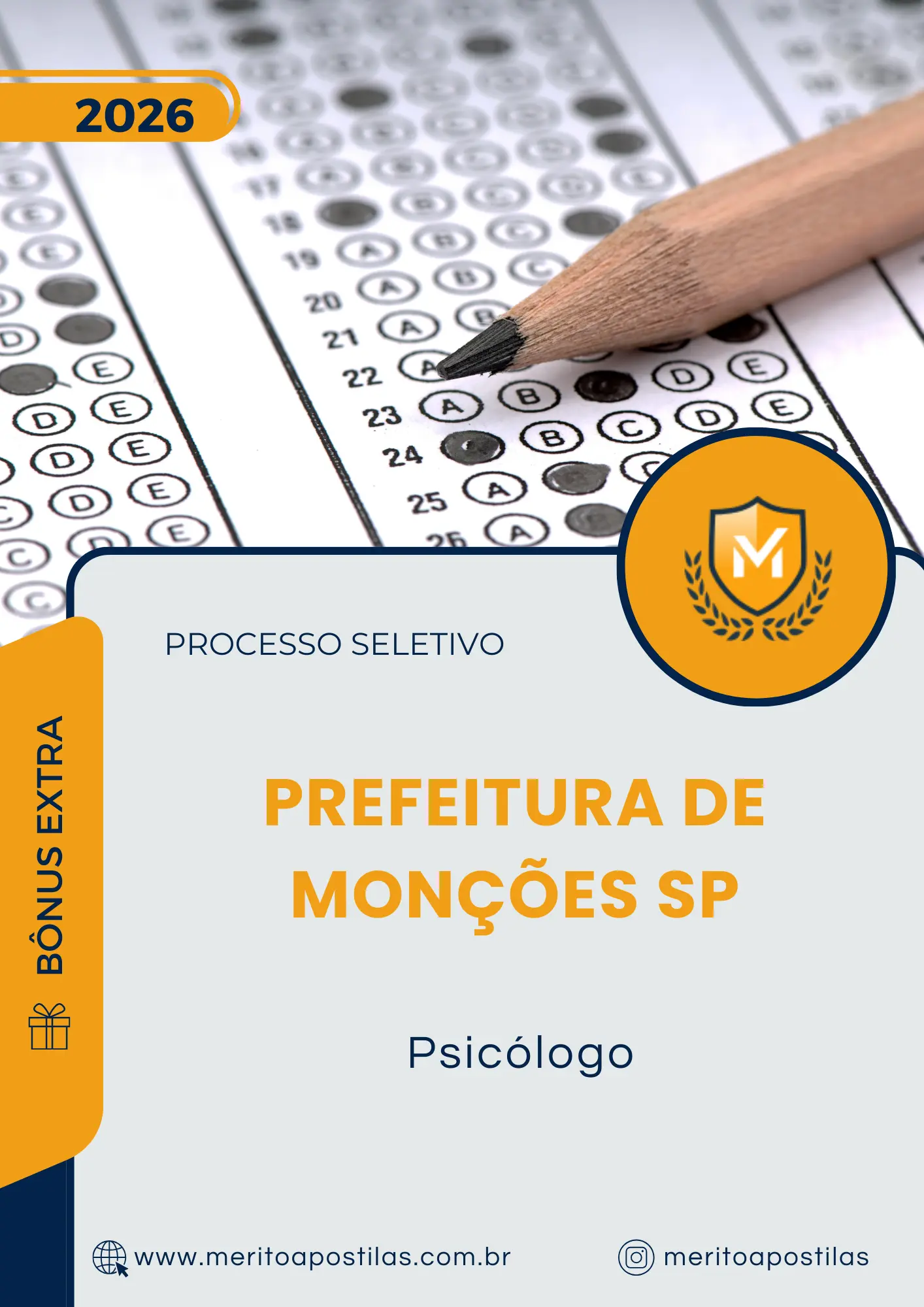 Apostila Psicólogo Prefeitura de Monções SP 2026