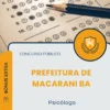 Apostila Psicólogo Prefeitura de Macarani BA 2026