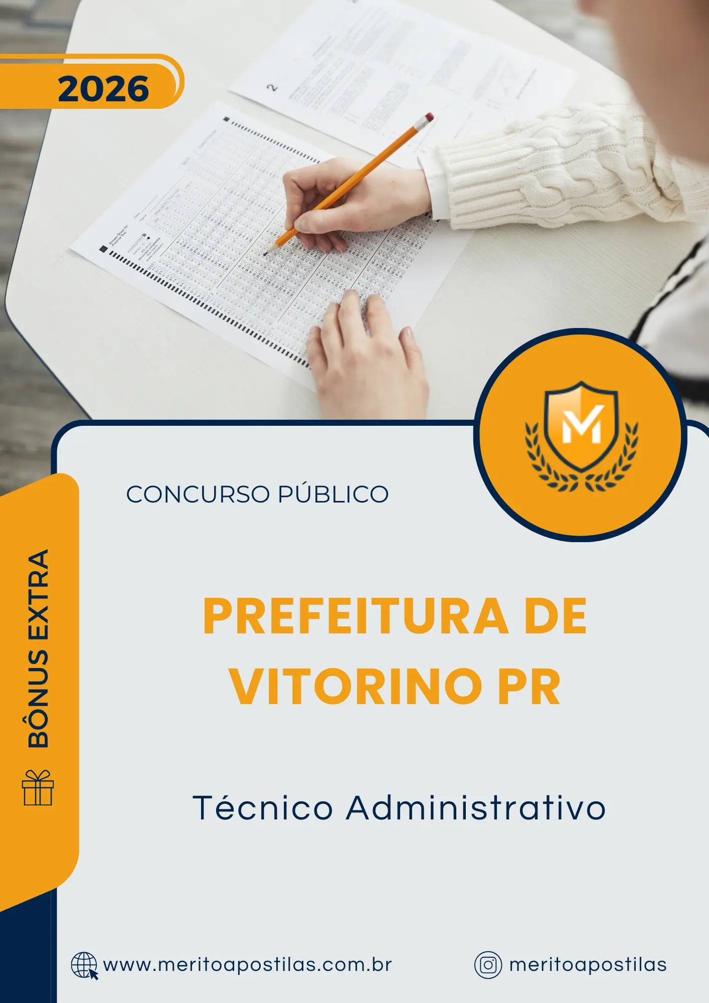 Apostila Técnico Administrativo Prefeitura de Vitorino PR 2026