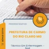 Apostila Técnico Em Enfermagem Sad Prefeitura de Carmo do Rio Claro MG 2026