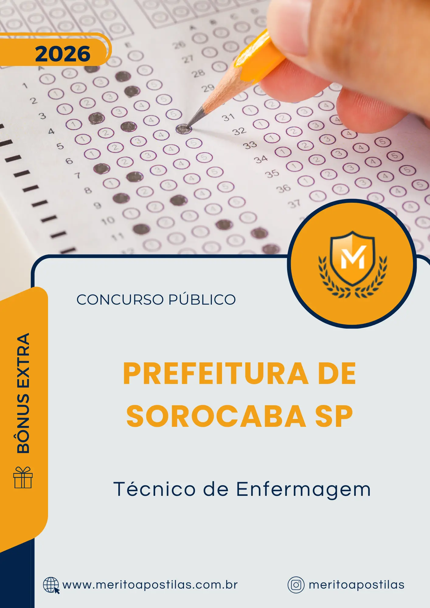 Apostila Técnico de Enfermagem Prefeitura de Sorocaba SP 2026