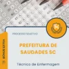 Apostila Técnico de Enfermagem Prefeitura de Saudades SC 2026