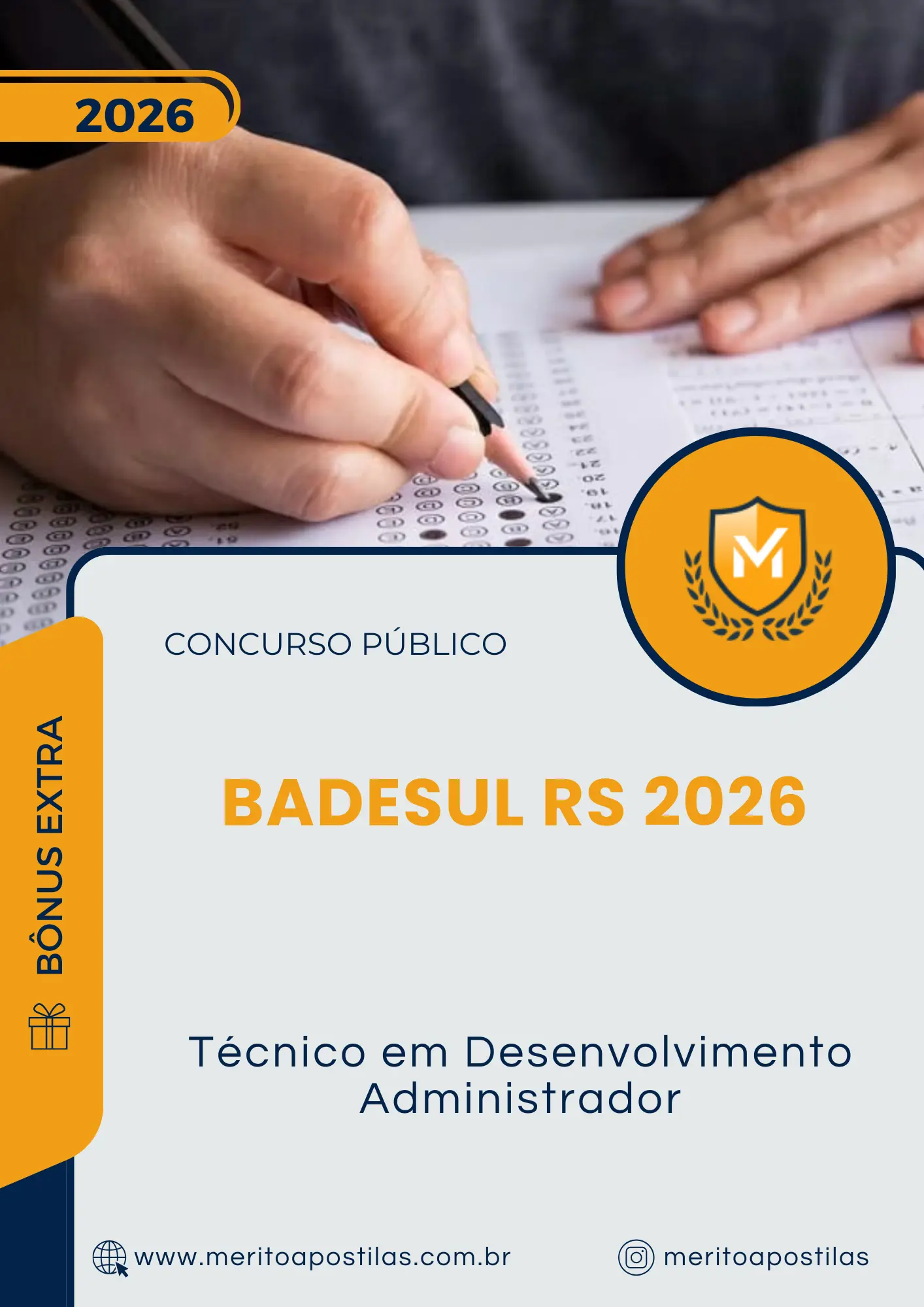 Apostila Técnico em Desenvolvimento Administrador Concurso Público BADESUL RS 2026