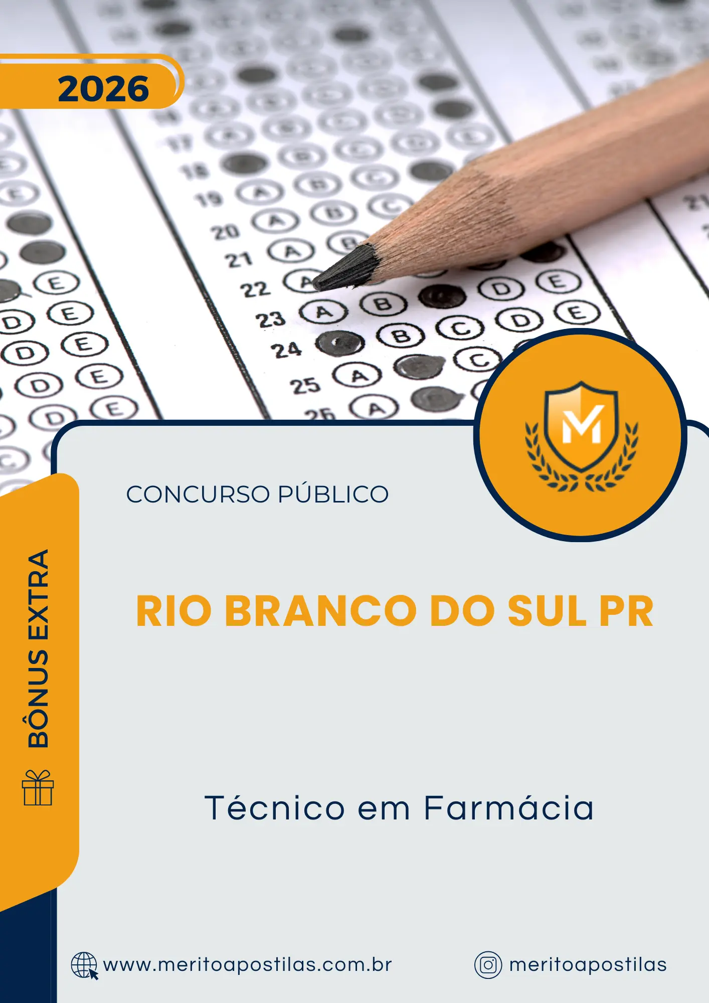 Apostila Técnico em Farmácia Prefeitura de Rio Branco do Sul PR 2026