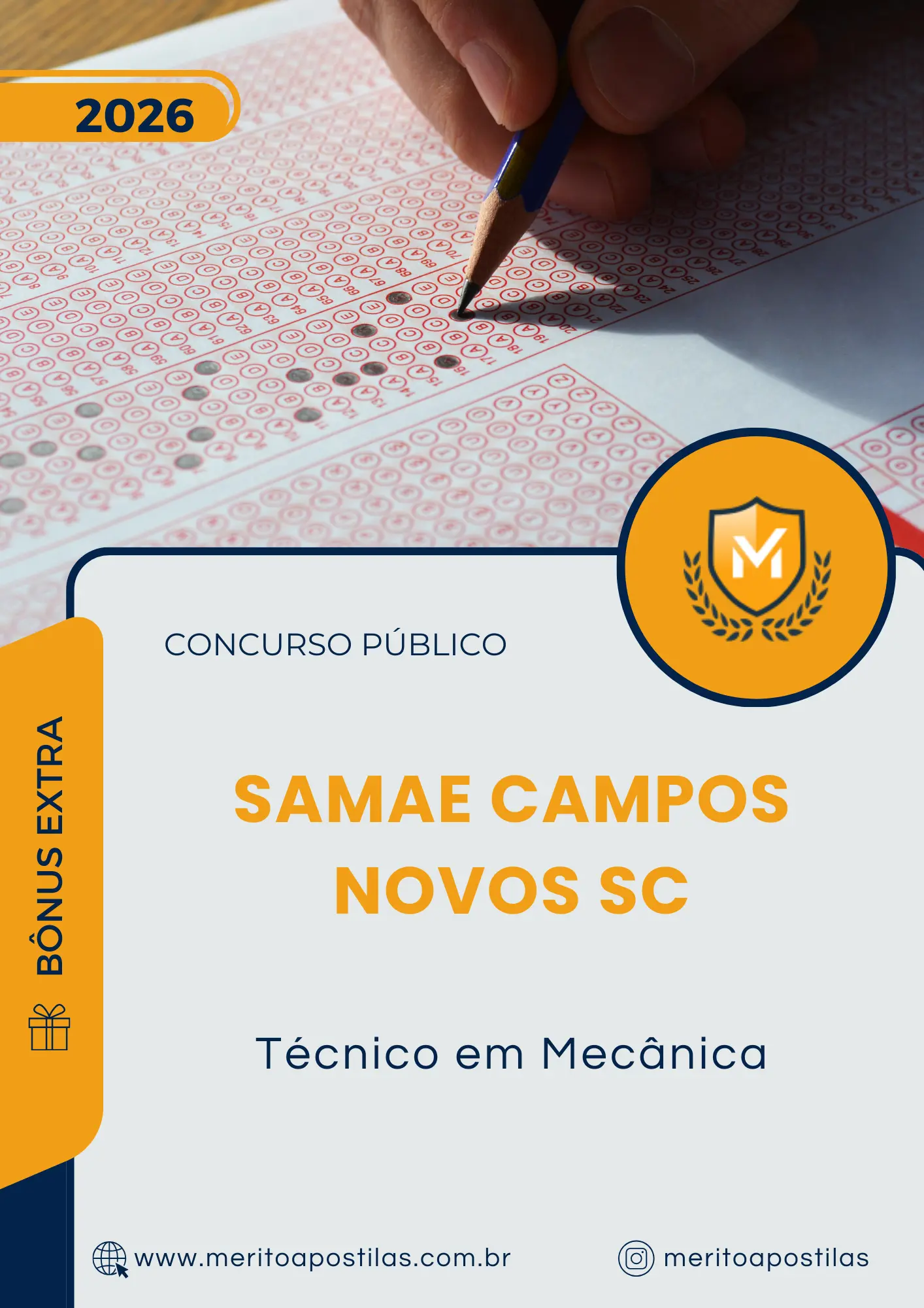 Apostila Técnico em Mecânica Concurso Público SAMAE Campos Novos SC 2026