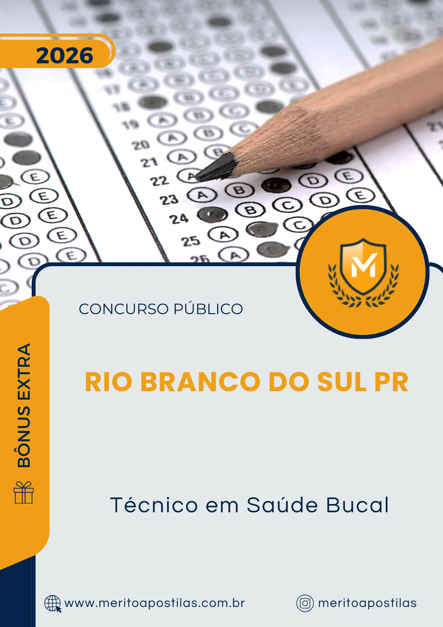 Apostila Técnico em Saúde Bucal Prefeitura de Rio Branco do Sul PR 2026