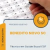 Apostila Técnico em Saúde Bucal ESF Prefeitura de Benedito Novo SC 2026