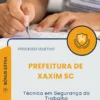 Apostila Técnico em Segurança do Trabalho Prefeitura de Xaxim SC 2026