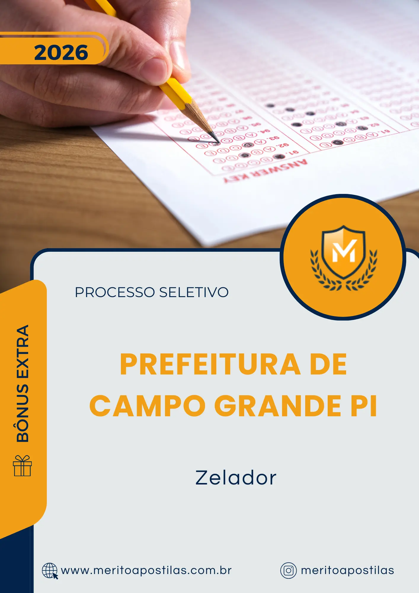 Apostila Zelador Prefeitura de Campo Grande PI 2026