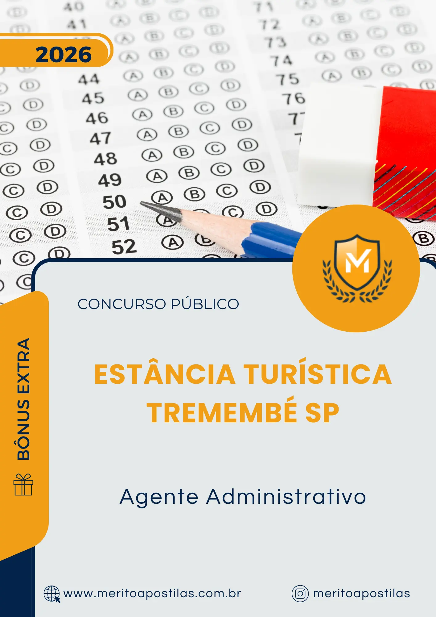 Apostila Agente Administrativo Prefeitura de Estância Turística de Tremembé SP 2026