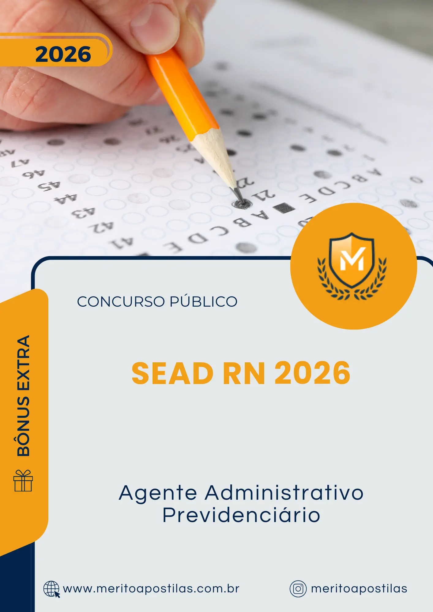 Apostila Agente Administrativo Previdenciário Concurso Público SEAD RN 2026