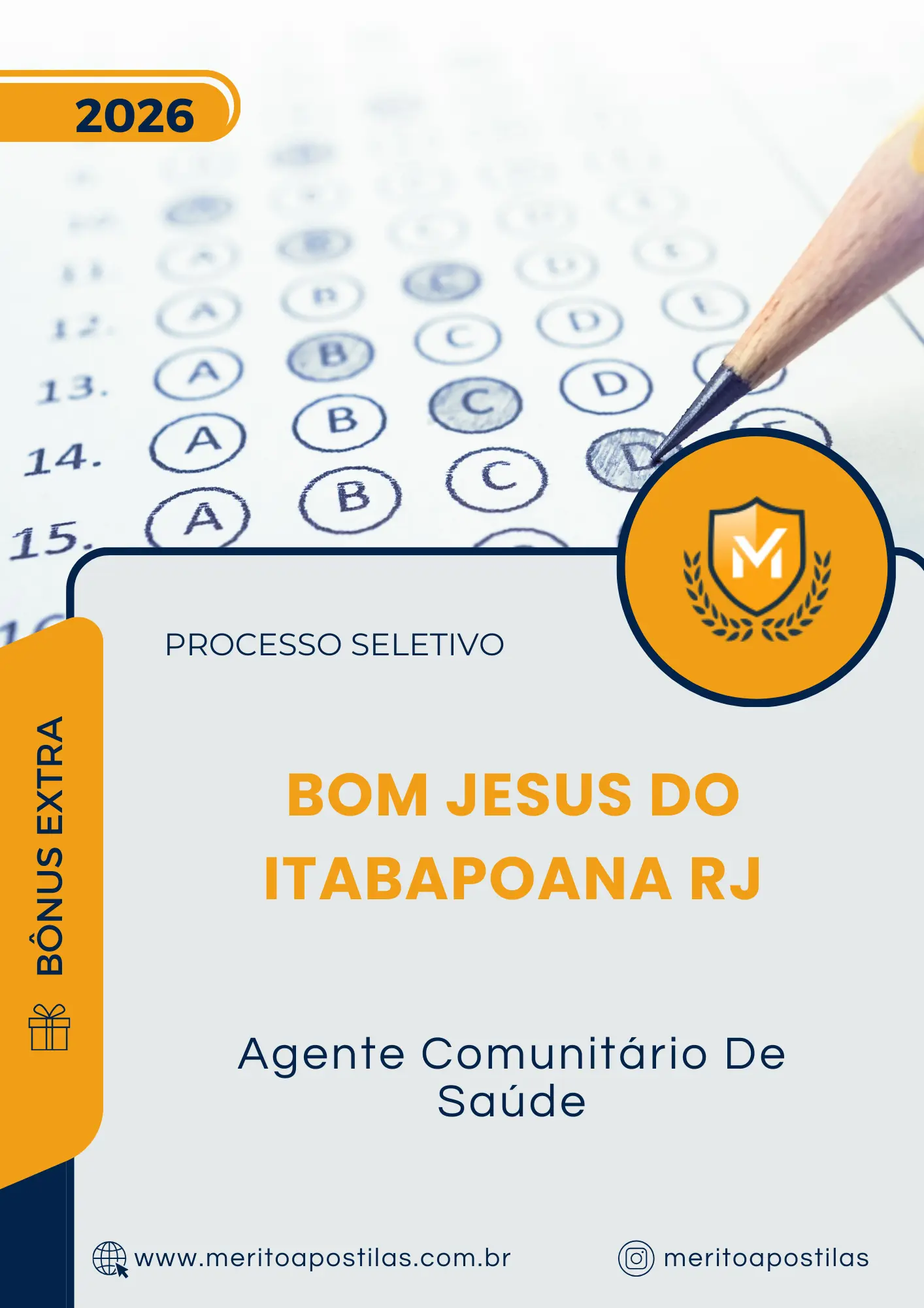 Apostila Agente Comunitário De Saúde Prefeitura de Bom Jesus do Itabapoana RJ 2026