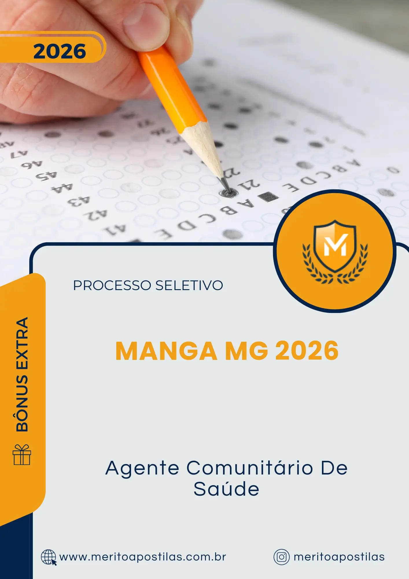 Apostila Agente Comunitário De Saúde Prefeitura de Manga MG 2026