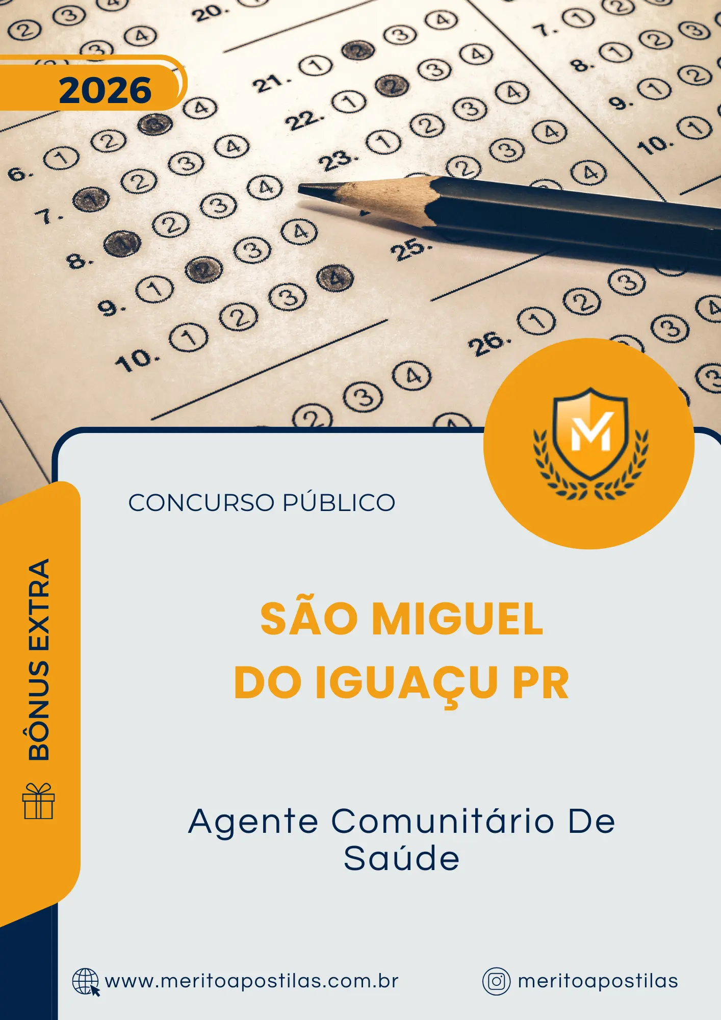Apostila Agente Comunitário De Saúde Prefeitura de São Miguel do Iguaçu PR 2026
