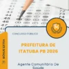 Apostila Agente Comunitário De Saúde Prefeitura de Itatuba PB 2026