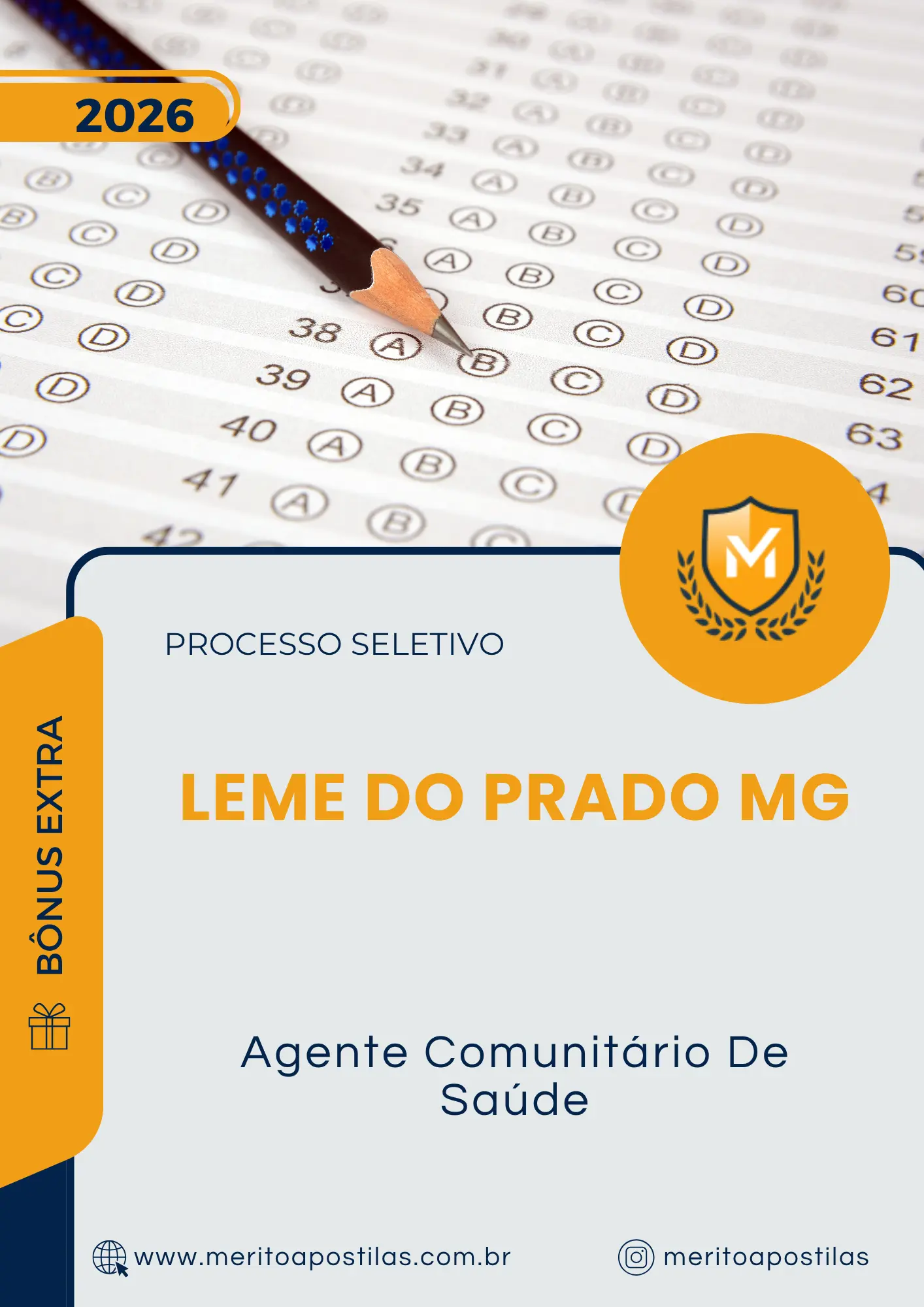 Apostila Agente Comunitário De Saúde Prefeitura de Leme do Prado MG 2026