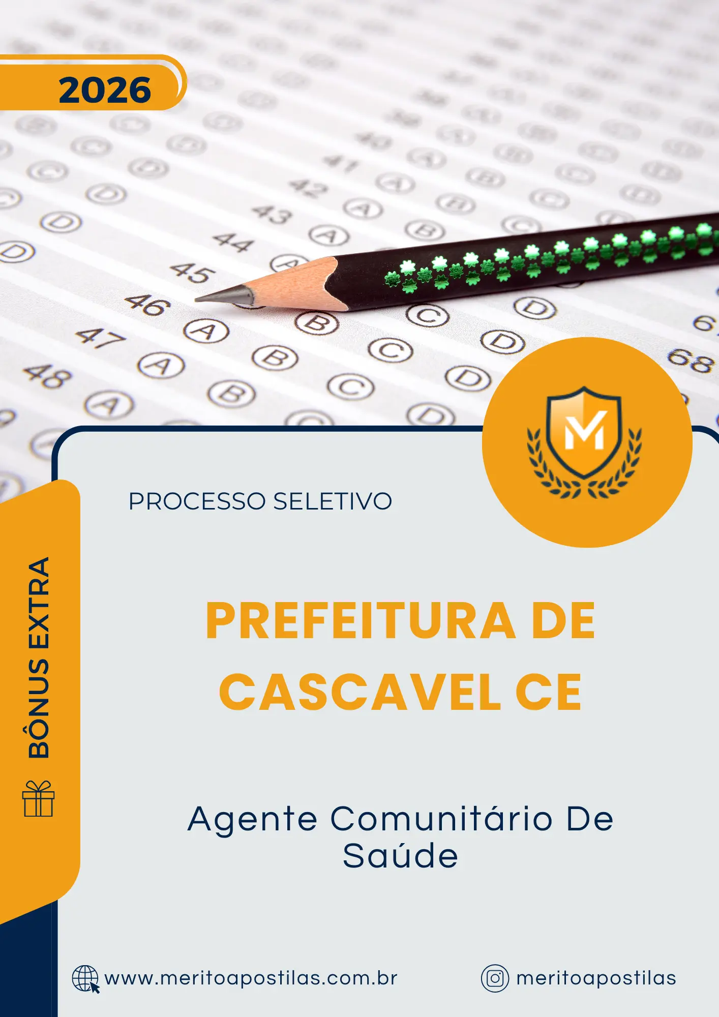 Apostila Agente Comunitário De Saúde Prefeitura de Cascavel CE 2026