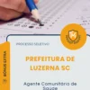 Apostila Agente Comunitário de Saúde Prefeitura de Luzerna SC 2026