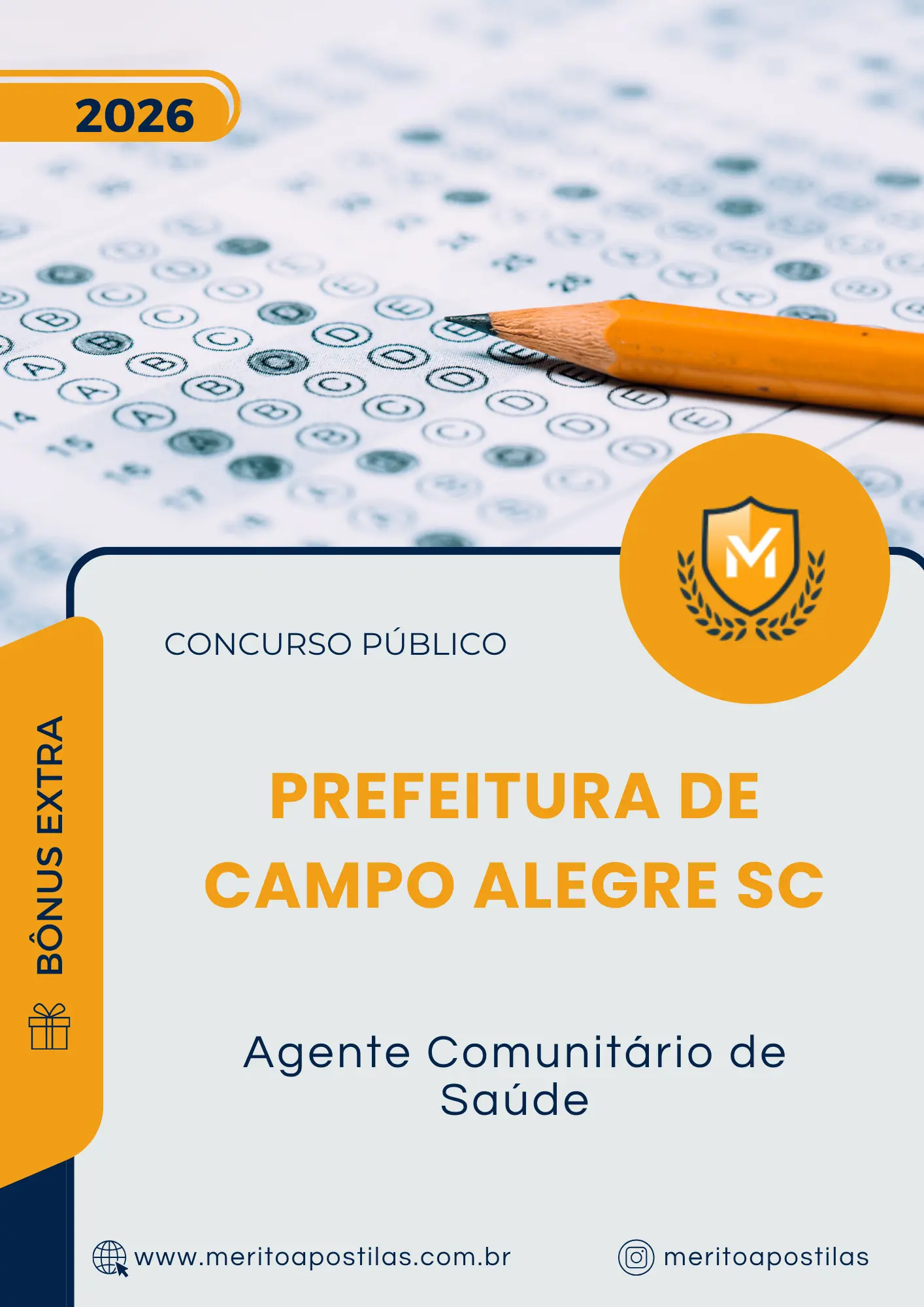 Apostila Agente Comunitário de Saúde Prefeitura de Campo Alegre SC 2026