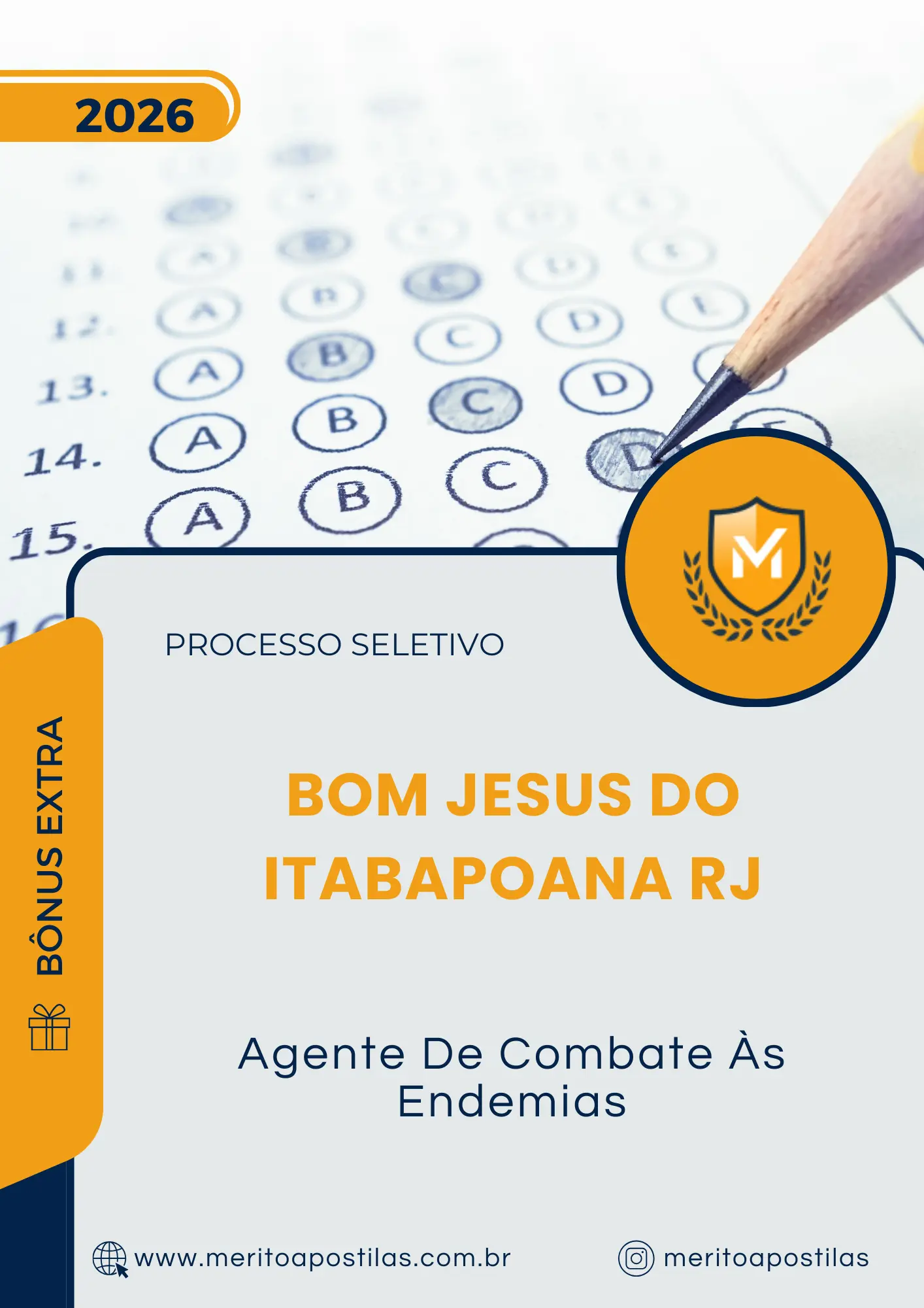 Apostila Agente De Combate Às Endemias Prefeitura de Bom Jesus do Itabapoana RJ 2026
