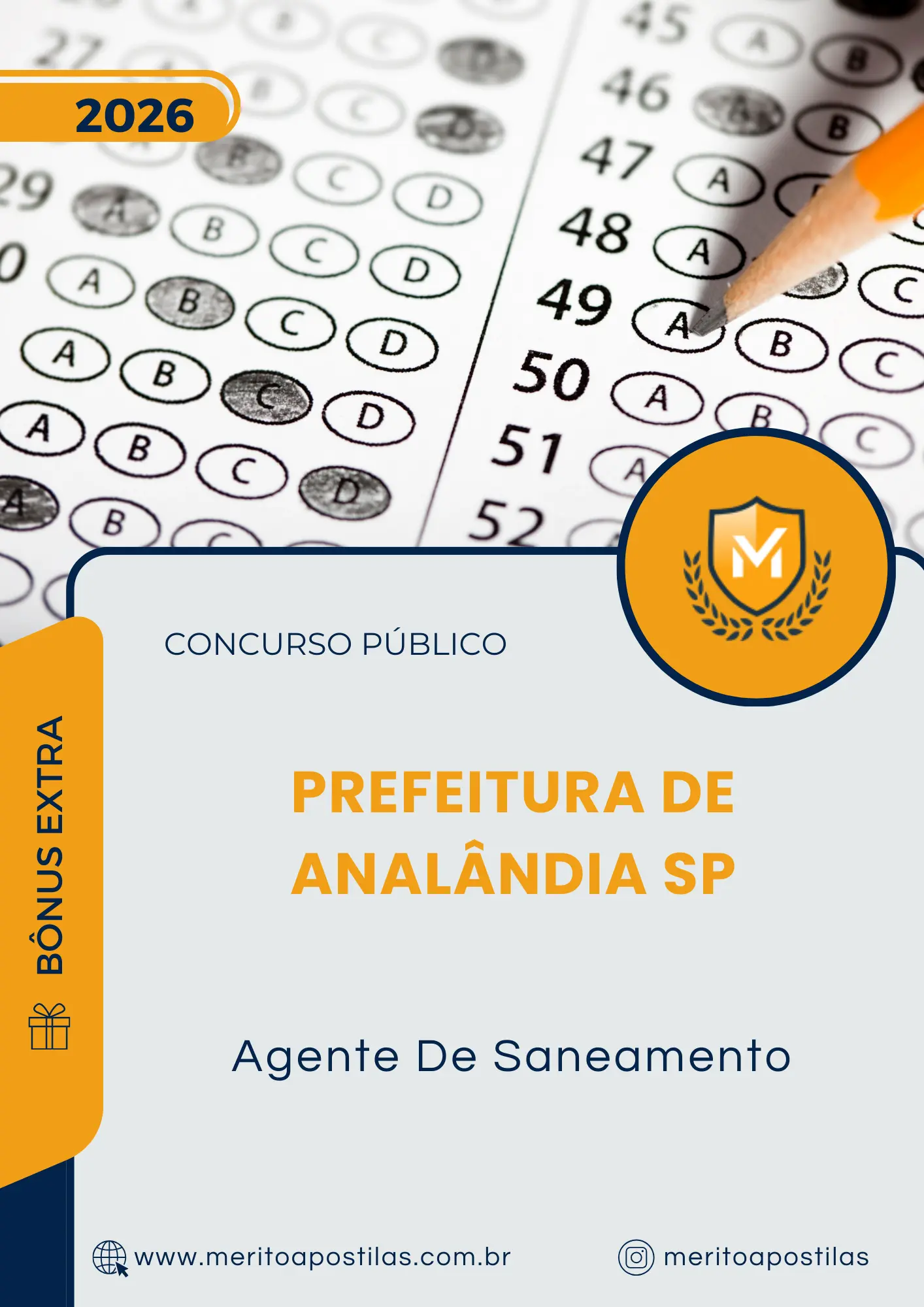 Apostila Agente De Saneamento Prefeitura de Analândia SP 2026