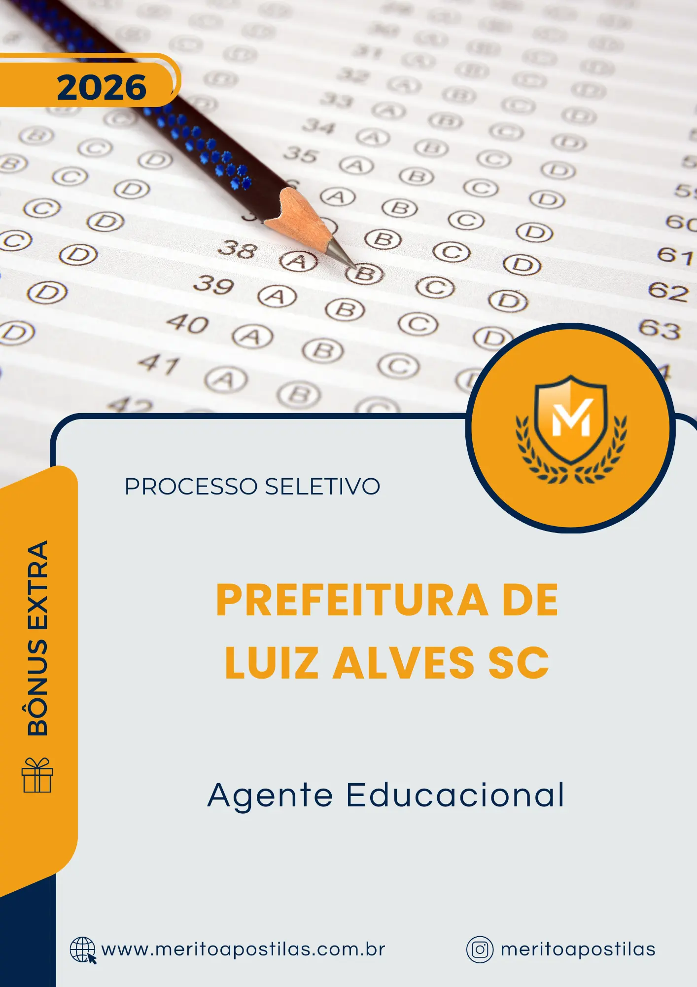 Apostila Agente Educacional Prefeitura de Luiz Alves SC 2026