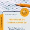 Apostila Agente Operacional I Auxiliar Operacional Prefeitura de Campo Alegre SC 2026