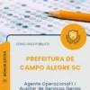 Apostila Agente Operacional I Auxiliar de Serviços Gerais Prefeitura de Campo Alegre SC 2026