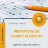 Apostila Agente Operacional IV Prefeitura de Campo Alegre SC 2026