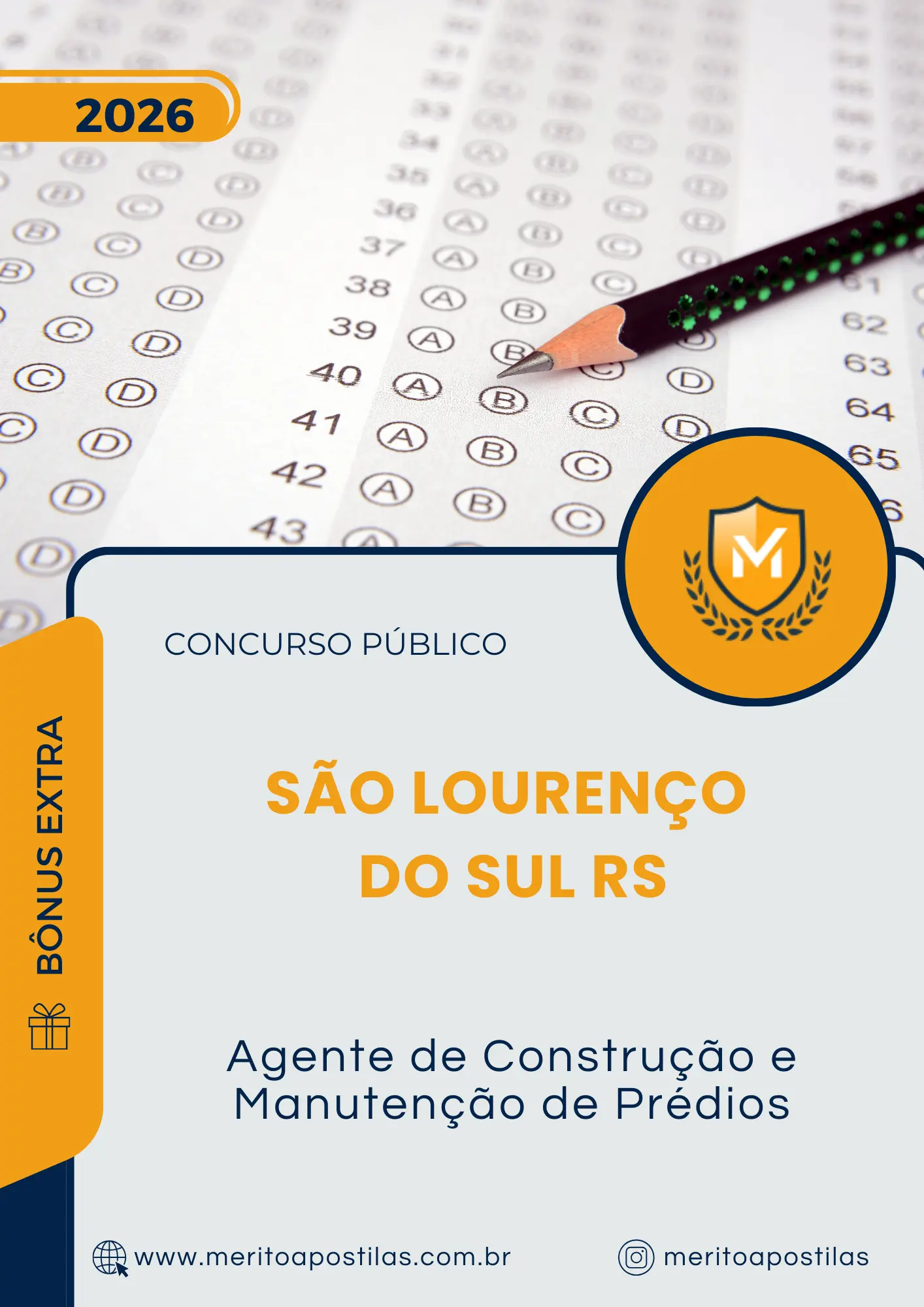 Apostila Agente de Construção e Manutenção de Prédios Prefeitura de São Lourenço do Sul RS 2026