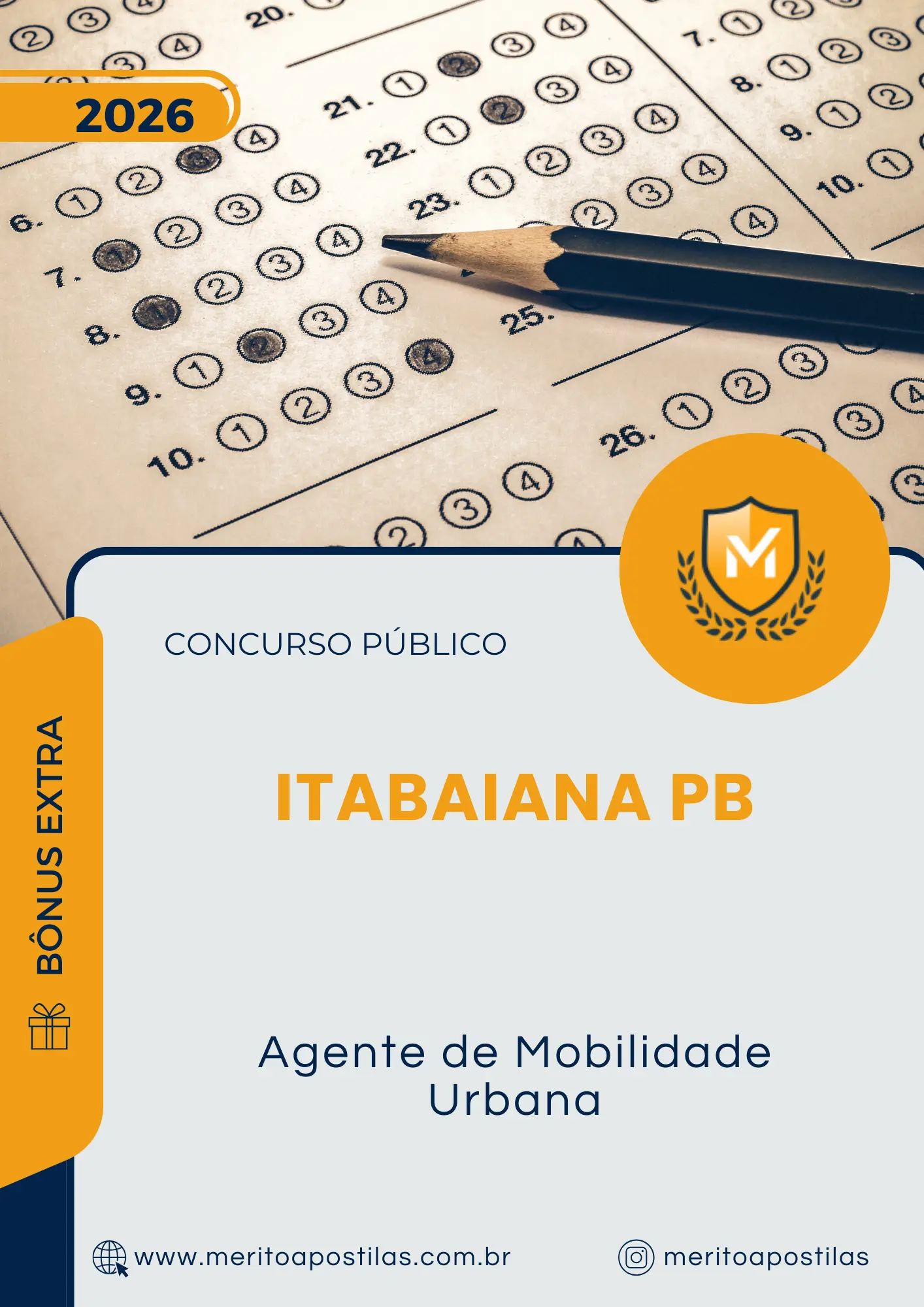 Apostila Agente de Mobilidade Urbana Prefeitura de Itabaiana PB 2026