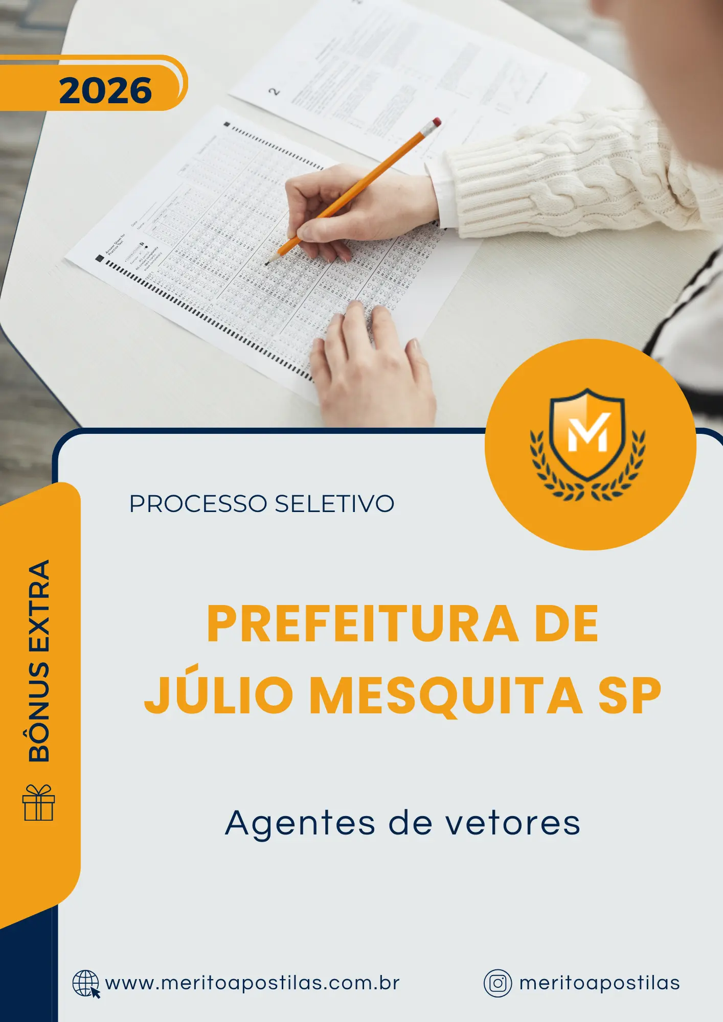 Apostila Agentes De Vetores Prefeitura de Júlio Mesquita SP 2026