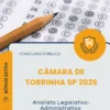 Apostila Analista Legislativo Administrativo Câmara de Torrinha SP 2026