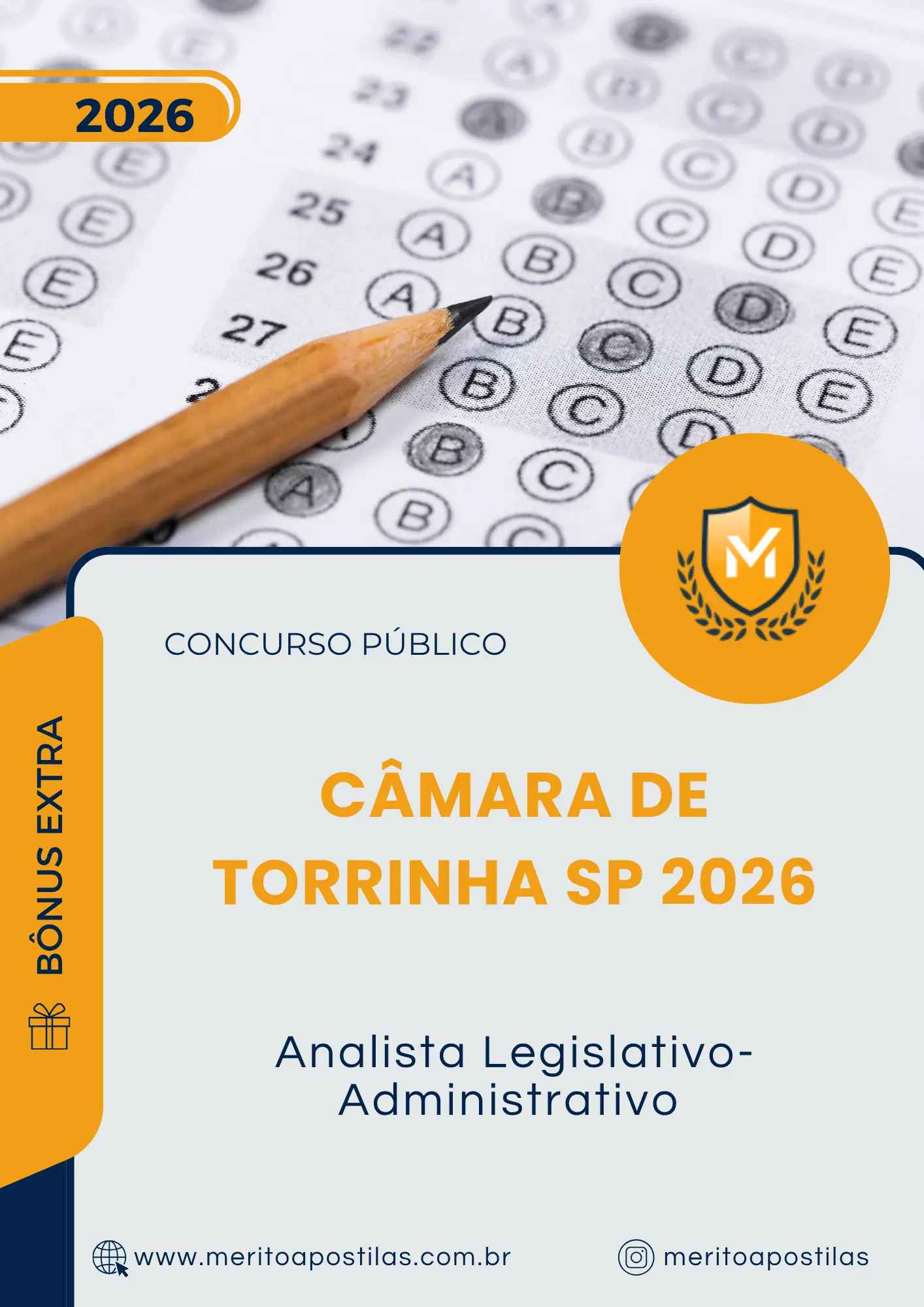Apostila Analista Legislativo Administrativo Câmara de Torrinha SP 2026