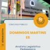 Apostila Analista Legislativo Pedagógico Câmara de Domingos Martins ES 2026