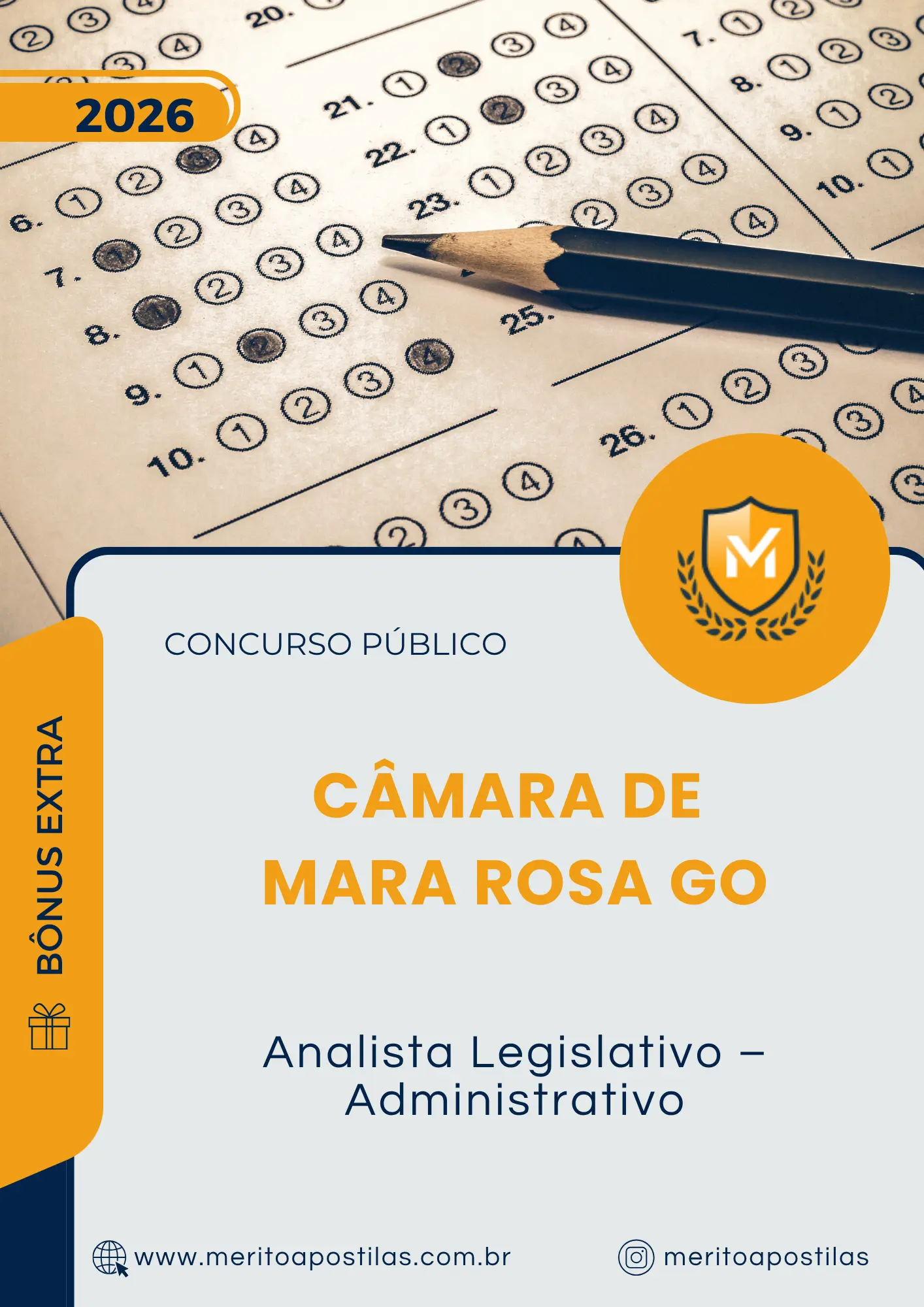 Apostila Analista Legislativo Administrativo Câmara de Mara Rosa GO 2026