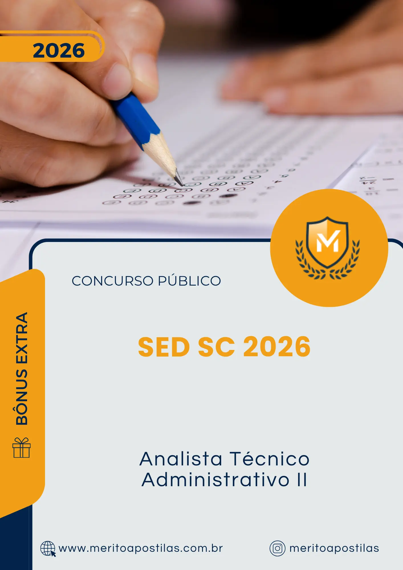 Apostila Analista Técnico Administrativo II Concurso Público SED SC 2026