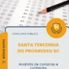 Apostila Analista de compras e Licitação Prefeitura de Santa Terezinha do Progresso SC 2026