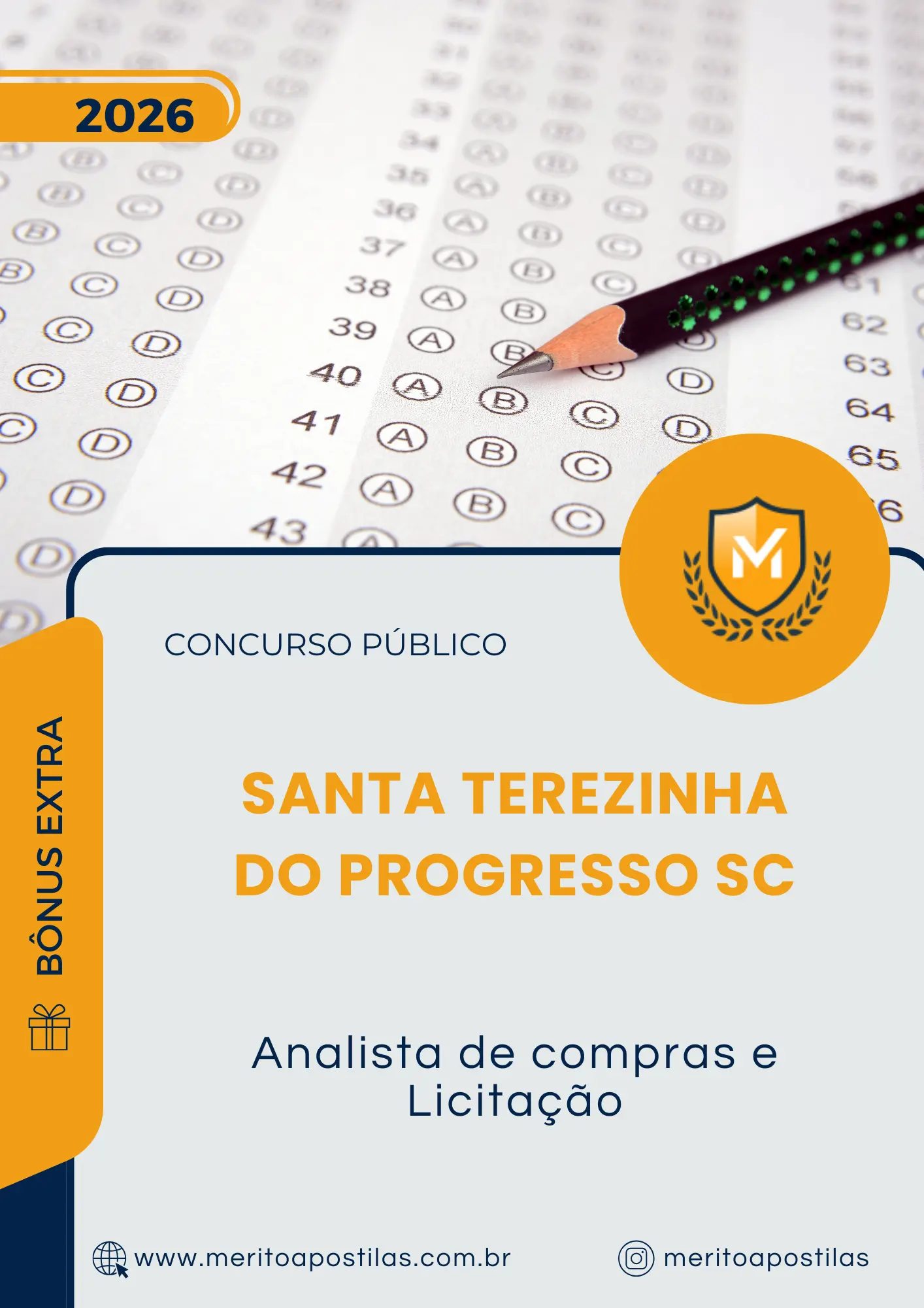 Apostila Analista de compras e Licitação Prefeitura de Santa Terezinha do Progresso SC 2026