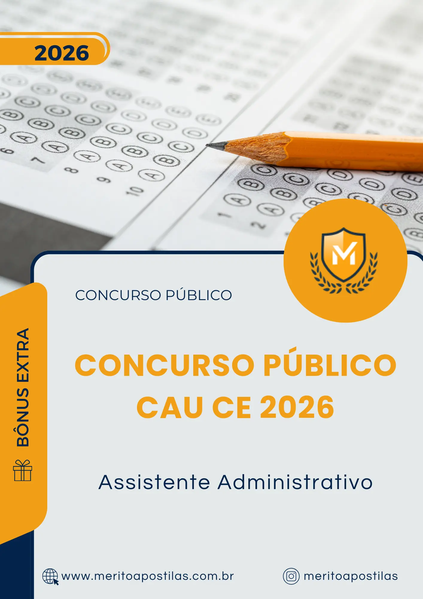 Apostila Assistente Administrativo Concurso Público CAU CE 2026