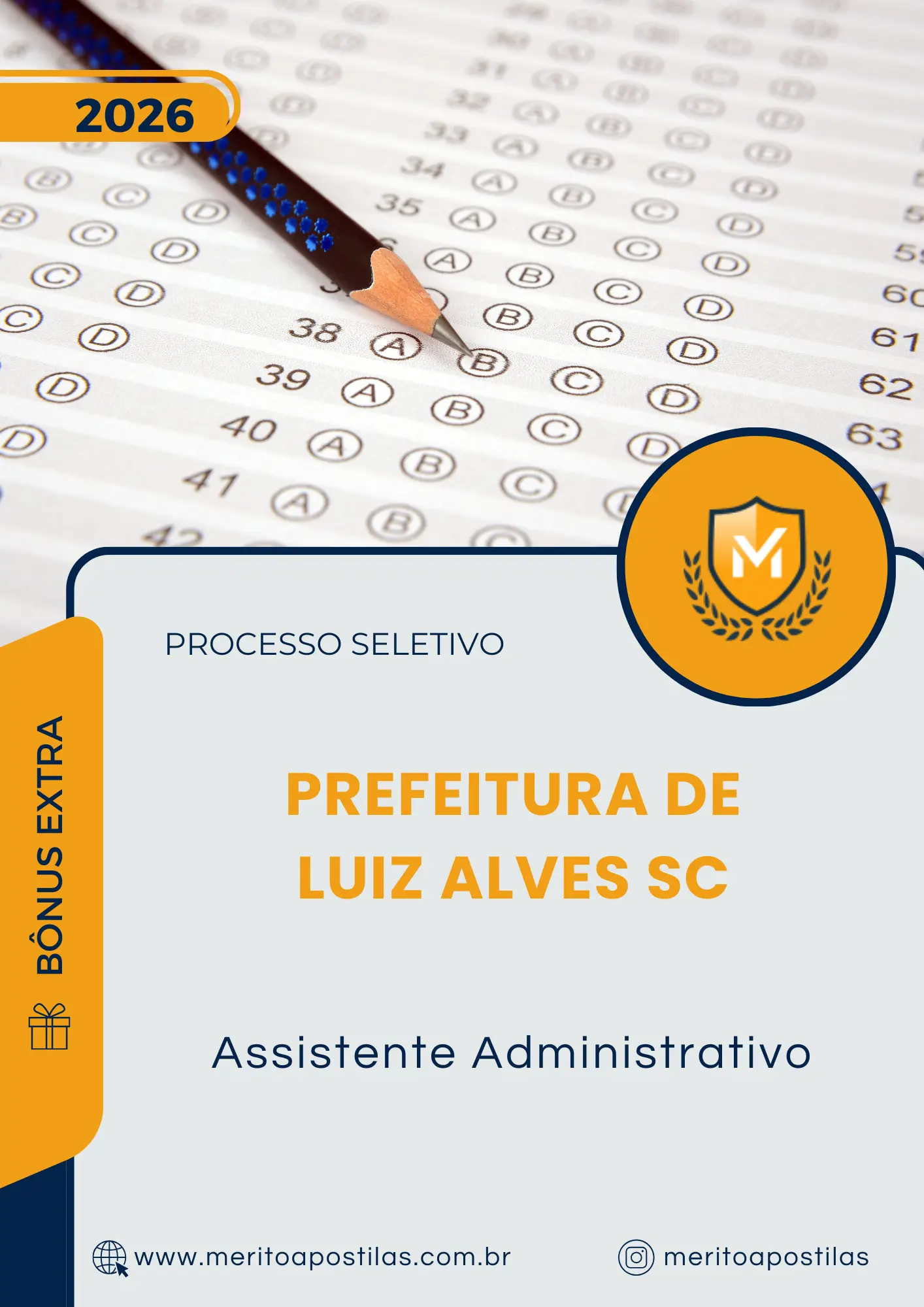 Apostila Assistente Administrativo Prefeitura de Luiz Alves SC 2026