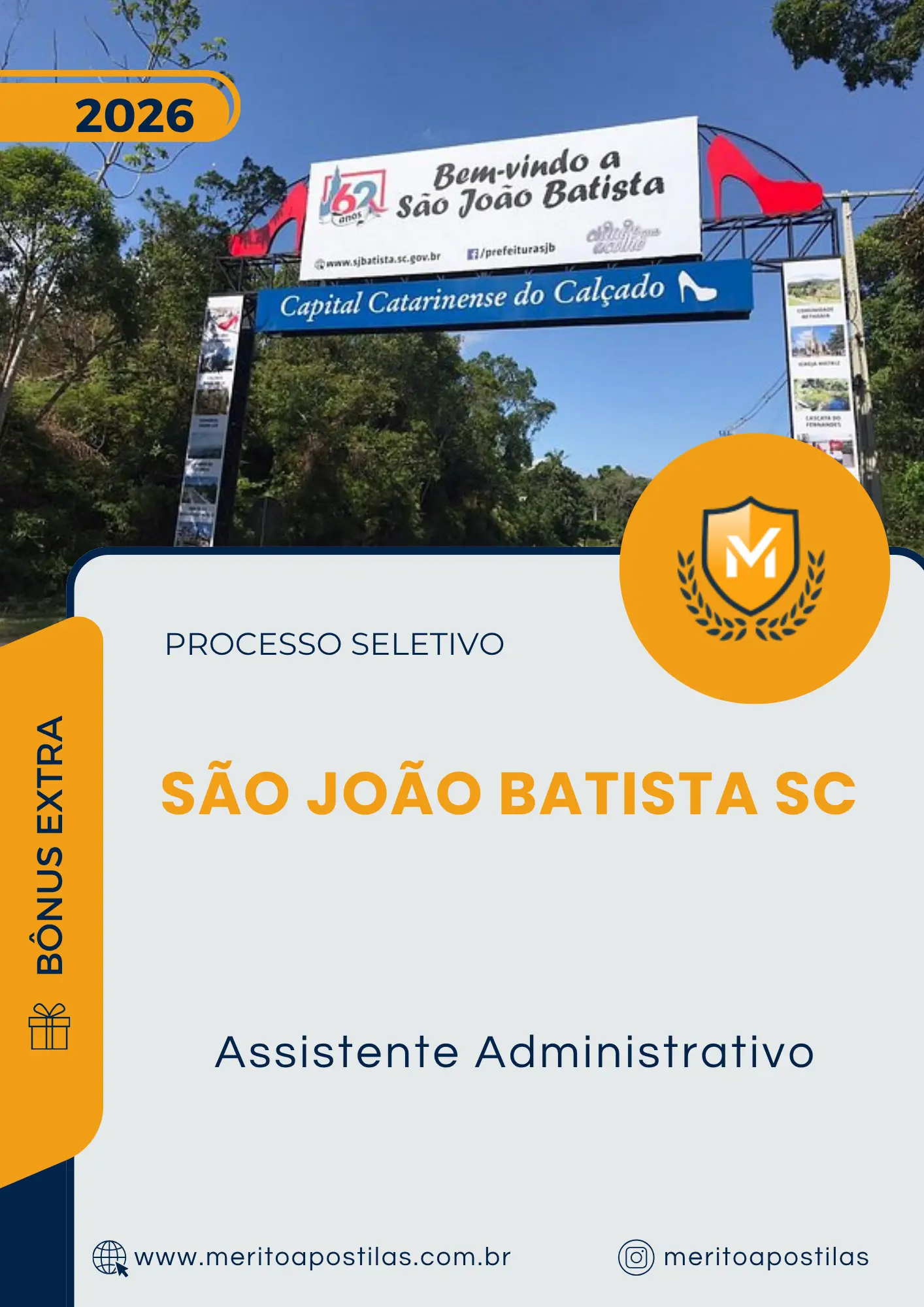 Apostila Assistente Administrativo Prefeitura de São João Batista SC 2026
