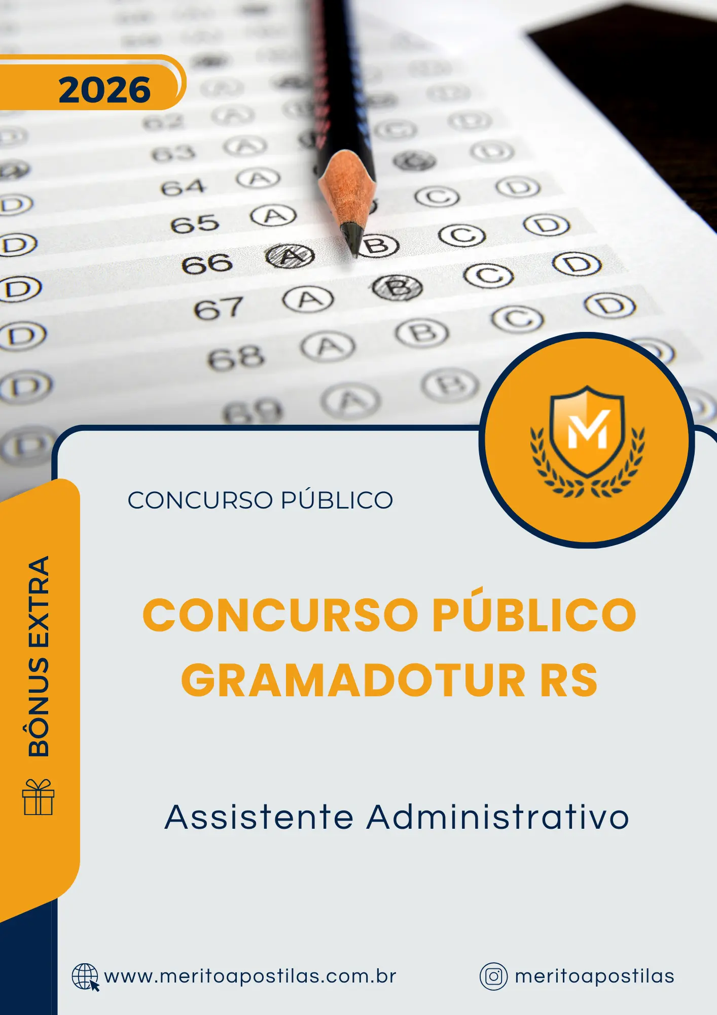 Apostila Assistente Administrativo Concurso Público GRAMADOTUR RS 2026