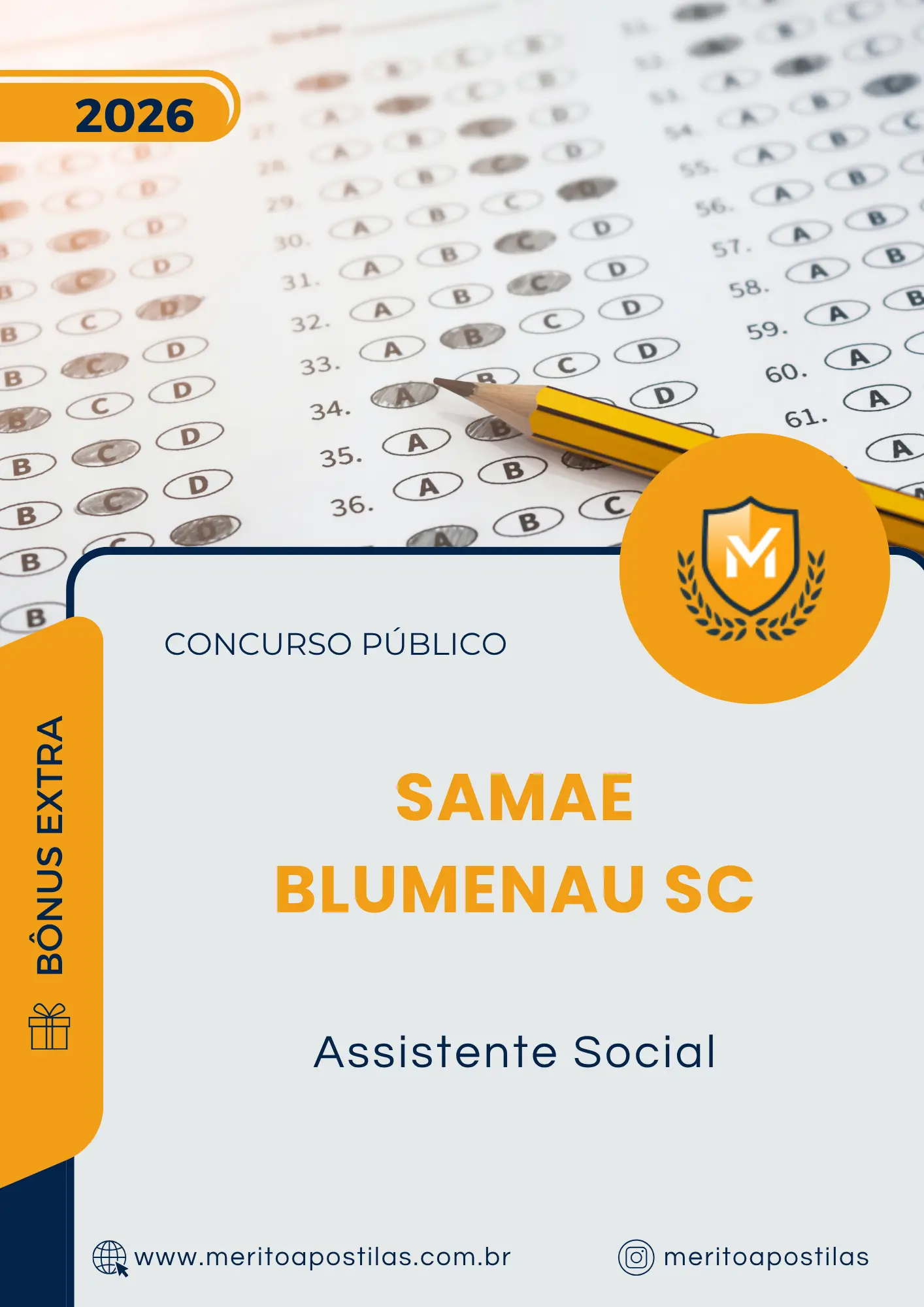 Apostila Assistente Social Concurso Público SAMAE Blumenau SC 2026