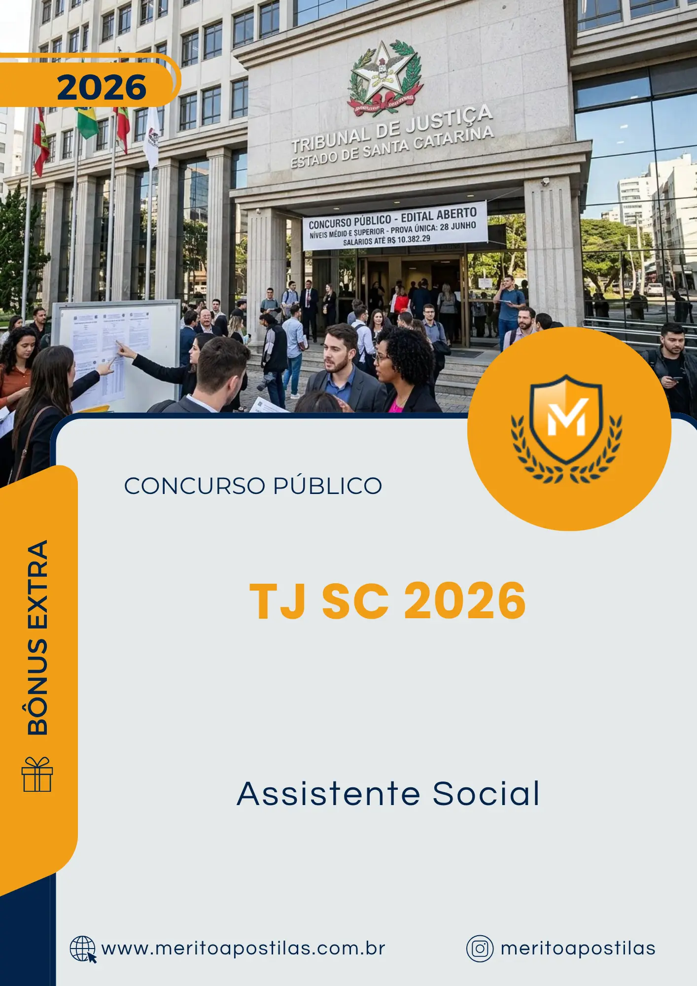 Apostila Assistente Social Concurso Público TJ SC 2026