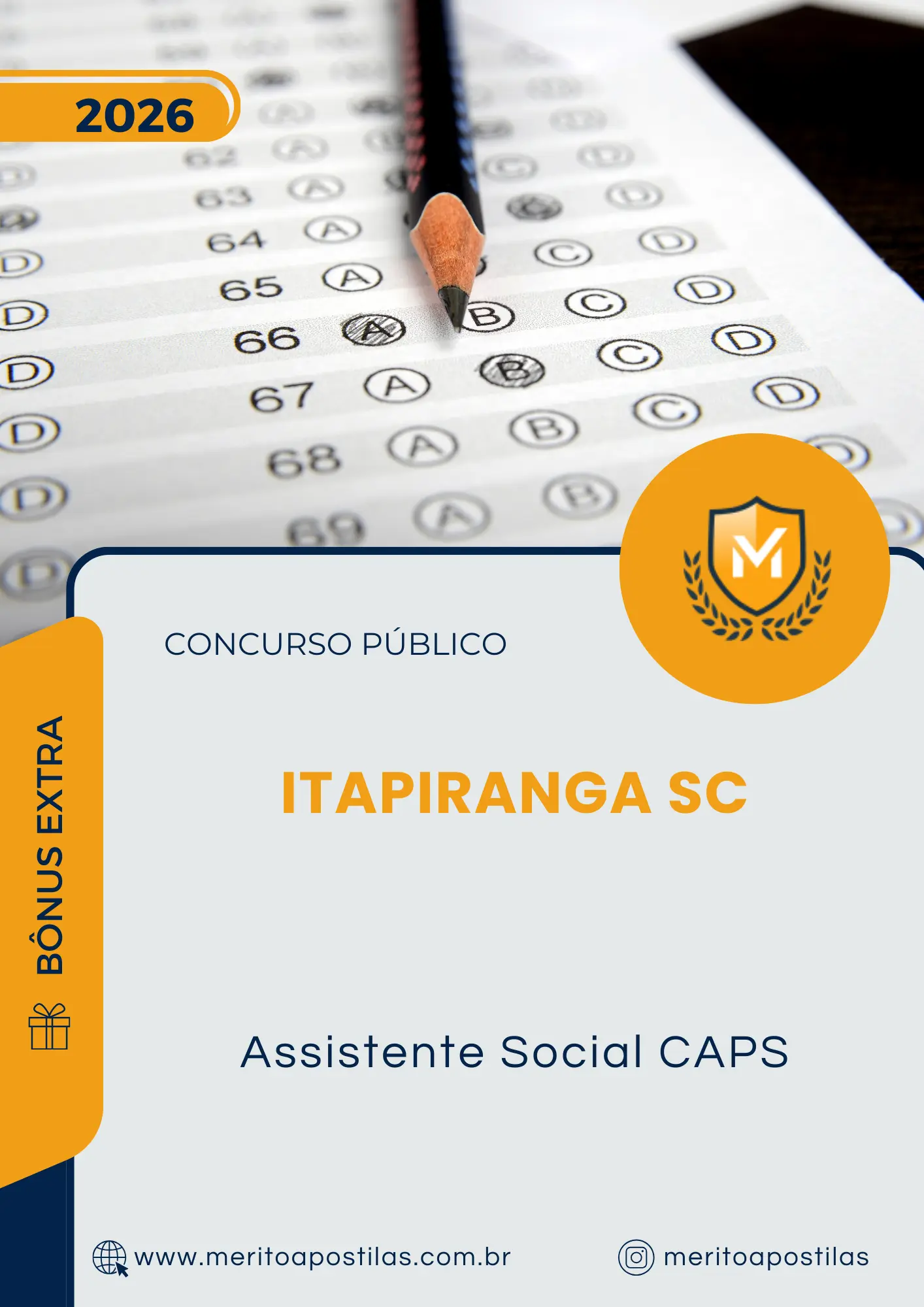 Apostila Assistente Social CAPS Prefeitura de Itapiranga SC 2026