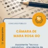 Apostila Assistente Técnico Legislativo Atendente de Recepção e Cerimonial Câmara de Mara Rosa GO 2026