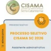 Apostila Assistente administrativo Processo Seletivo CISAMA SC 2026