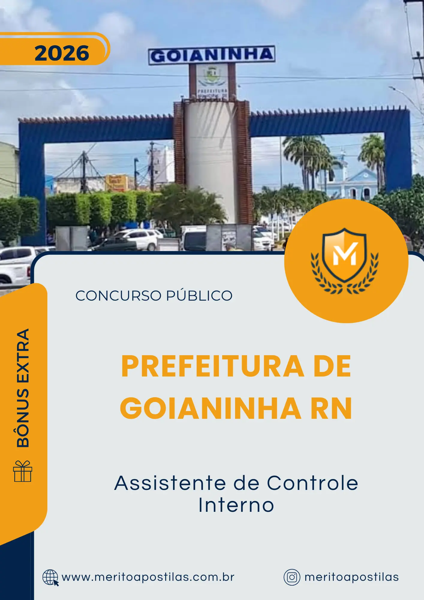 Apostila Assistente de Controle Interno Prefeitura de Goianinha RN 2026