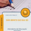 Apostila Atendente de Educação Inclusiva Prefeitura de São Bento do Sul SC 2026